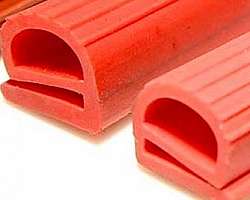 Perfil de silicone para porta de forno elétrico Perfil de silicone para porta de forno elétrico