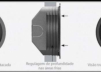 Perfil inox retangular Perfil inox retangular