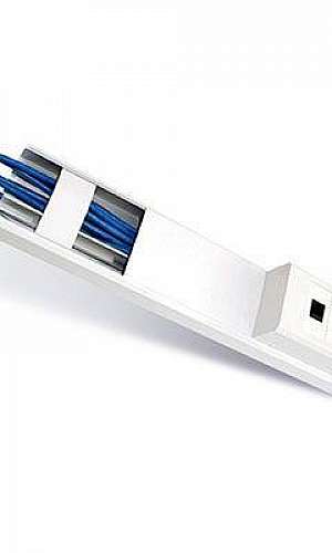 Canaleta de alumínio branca Canaleta de alumínio branca