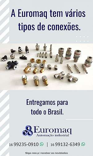 conexão pneumática inox conexão pneumática inox