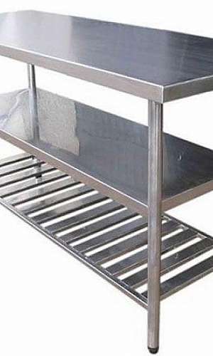 fabricante de mesa em aço inox  fabricante de mesa em aço inox