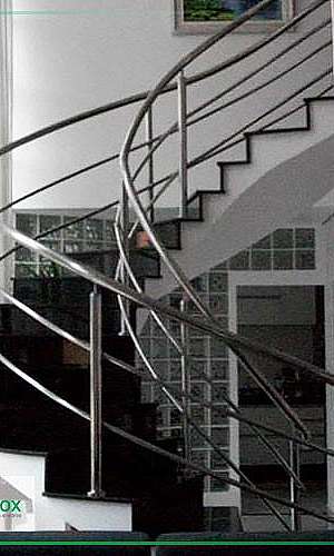 Guarda corpo de alumínio e vidro Guarda corpo de alumínio e vidro