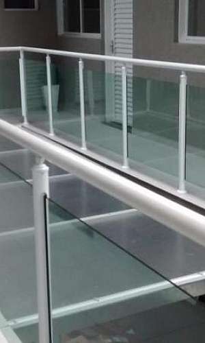Guarda corpo de alumínio e vidro Guarda corpo de alumínio e vidro