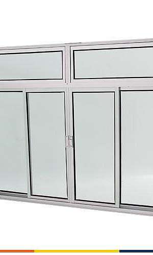 Janela de alumínio branco Janela de alumínio branco