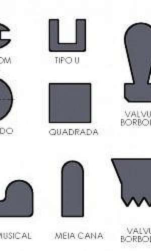 Perfil de borracha para vedação Perfil de borracha para vedação